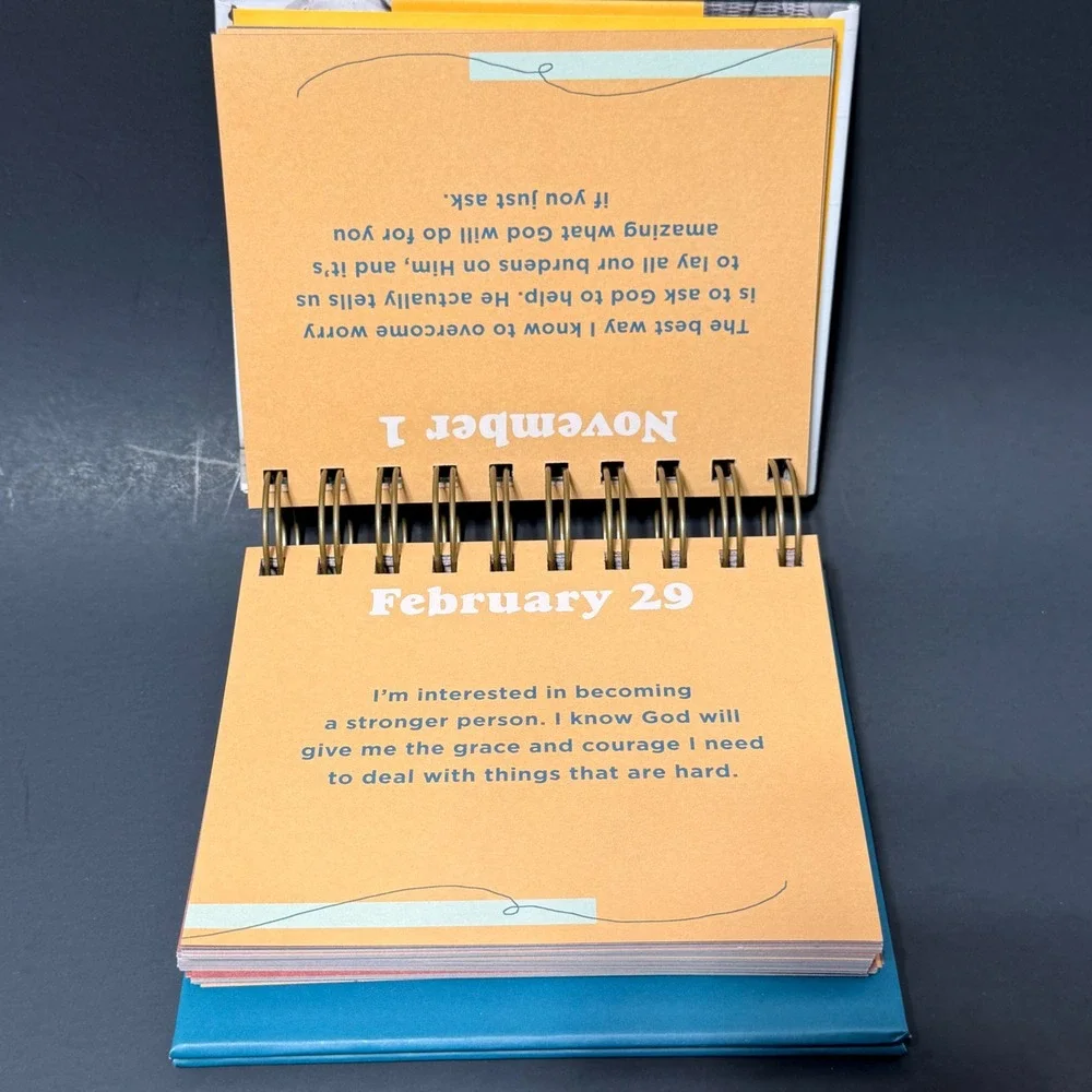 Sadie Robertson Live Original DaySpring DayBrightener Perpetual Calendar J3547 *